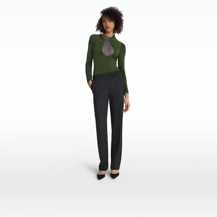 Safiyaa Trista Charcoal Trousers Women Trousers