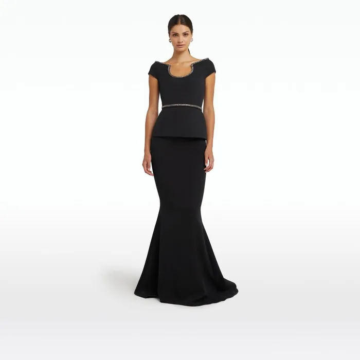 Safiyaa Xena Black Top Women Tops