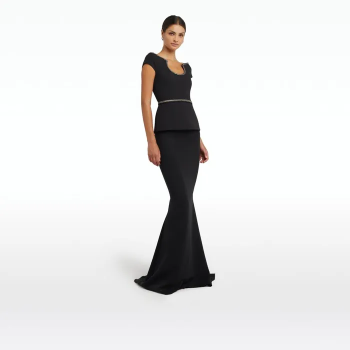 Safiyaa Xena Black Top Women Tops