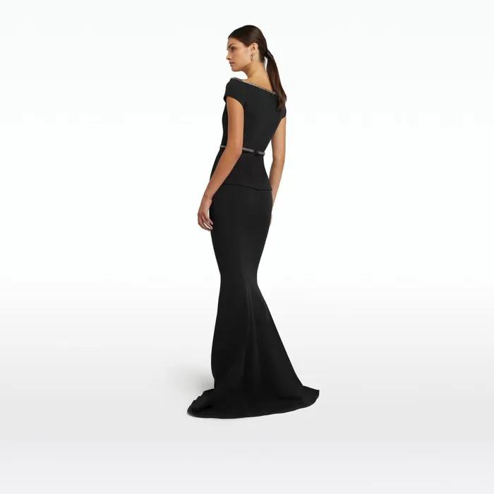 Safiyaa Xena Black Top Women Tops