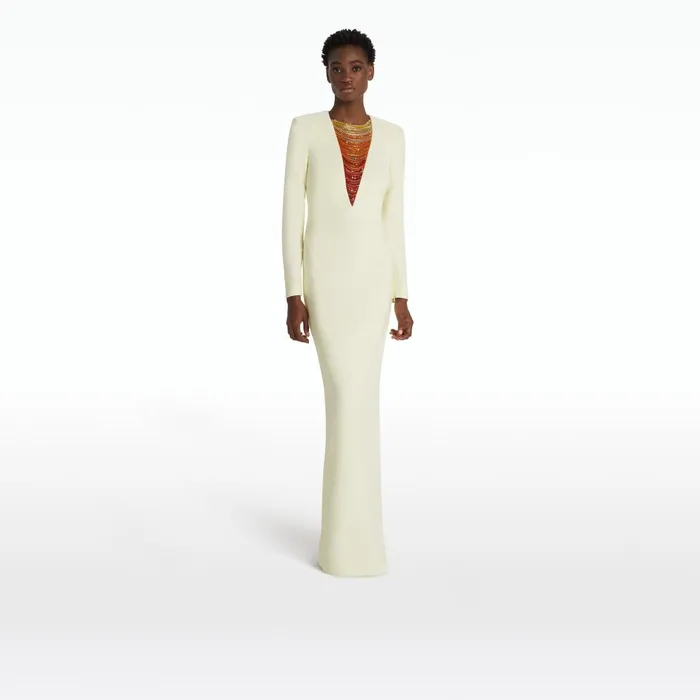 Safiyaa Xena Sorbet Long Dress Women Dresses