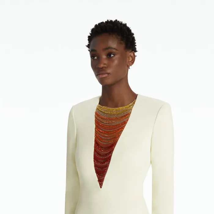 Safiyaa Xena Sorbet Long Dress Women Dresses