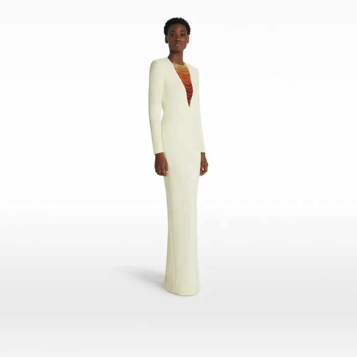 Safiyaa Xena Sorbet Long Dress Women Dresses