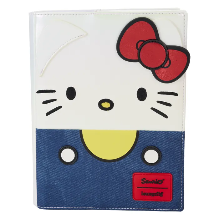 Sanrio Hello Kitty 50th Anniversary Cosplay Pearlescent Refillable Stationery Journal Unisex Loungefly Small Accessories