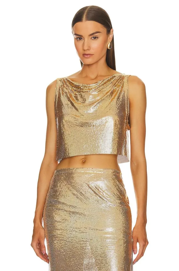 Sascha Top Gold Women Lovers and Friends Tops