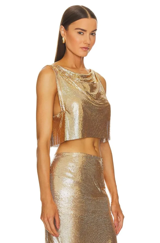 Sascha Top Gold Women Lovers and Friends Tops