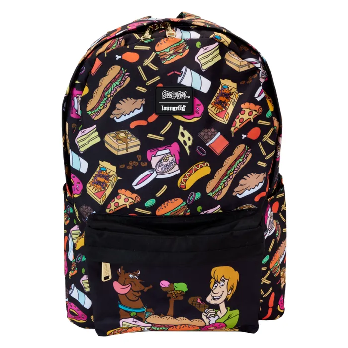 ScoobyDoo Snacks AllOver Print Nylon FullSize Backpack Unisex Loungefly Backpacks ScoobyDoo Snacks AllOver Print Nylon FullSize Backpack Unisex Loungefly Backpacks