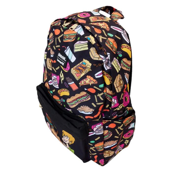 ScoobyDoo Snacks AllOver Print Nylon FullSize Backpack Unisex Loungefly Backpacks