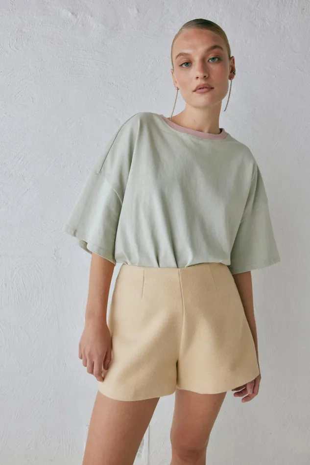 Sets Women VRG GRL Nada Shorts Butter Sets Women VRG GRL Nada Shorts Butter