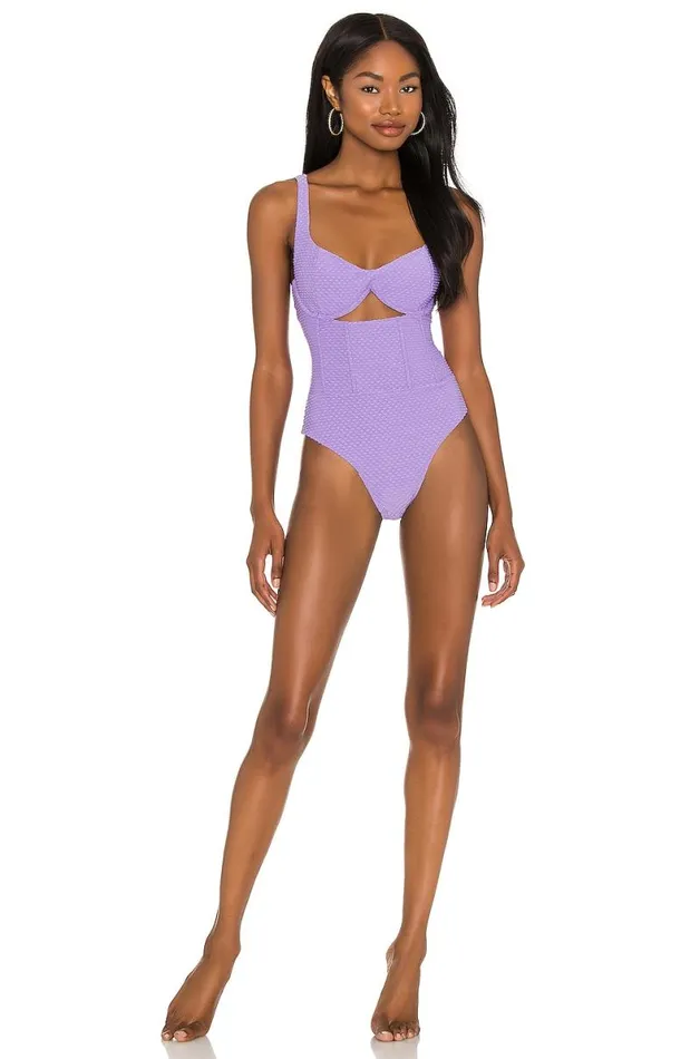 Seychelle One Piece Purple Women Lovers and Friends Swimsuits and CoverUps