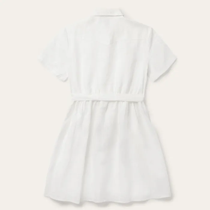 Shirt Dresses Women Stetson White Linen Shirt Dress White