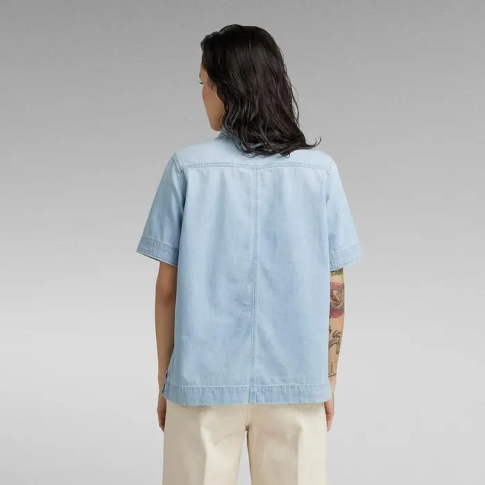 Shirts and Blouses Women GStar RAW Raw Utility 1Pocket Shirt Light Aged