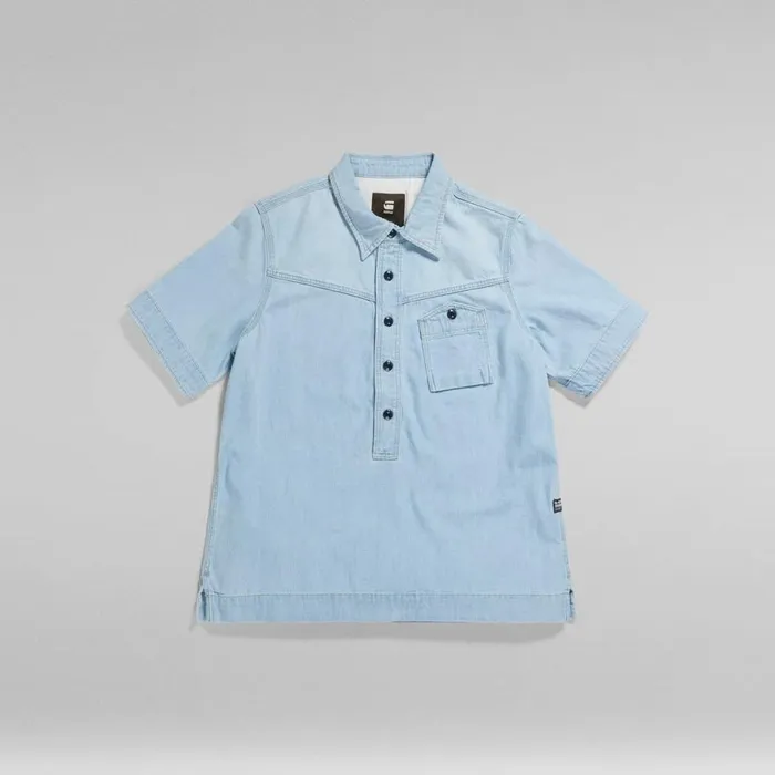 Shirts and Blouses Women GStar RAW Raw Utility 1Pocket Shirt Light Aged