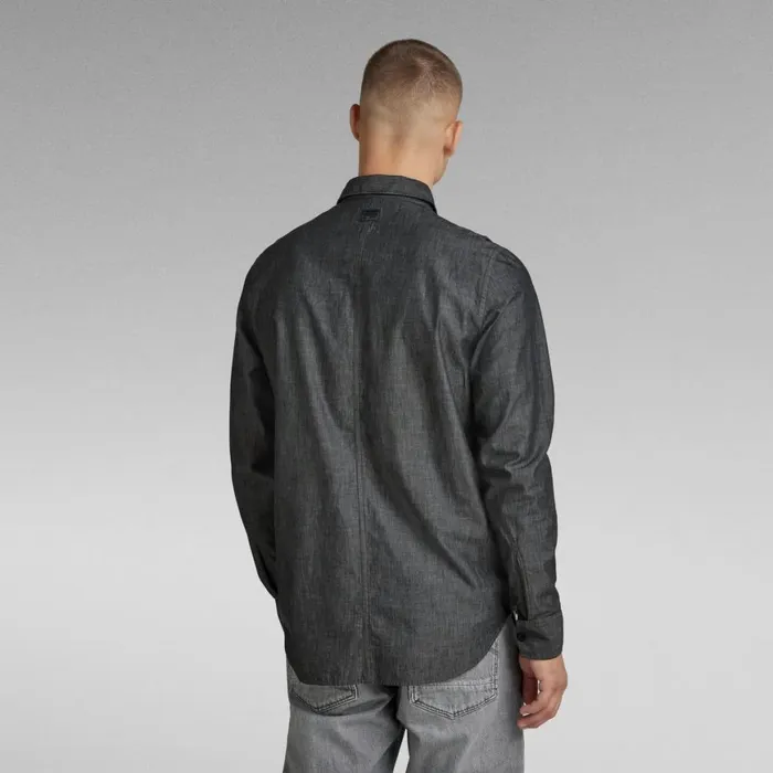 Shirts Men GStar RAW Cargo Regular Shirt Jet Black