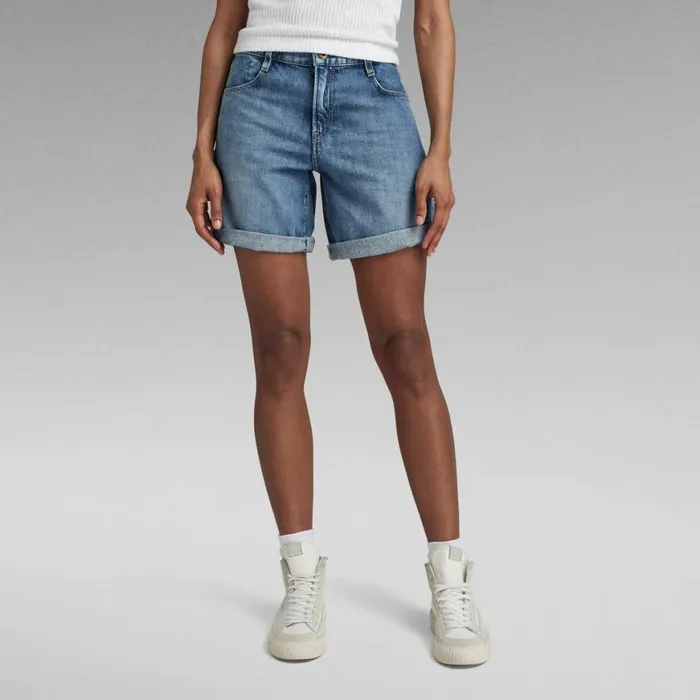 Shorts Women GStar RAW Judee Low Waist Shorts Faded Waterfront
