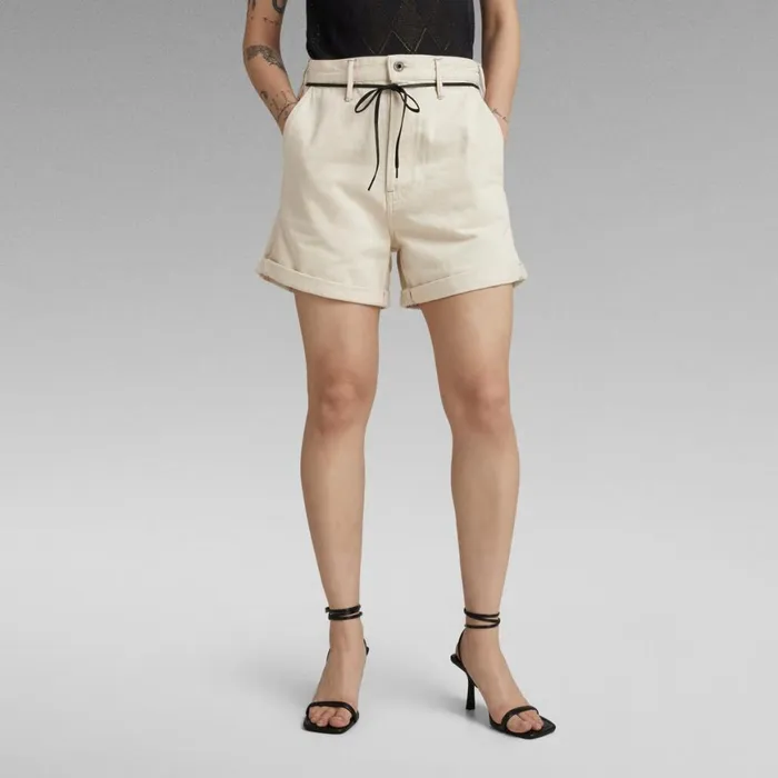 Shorts Women GStar RAW Lintell Shorts Ecru