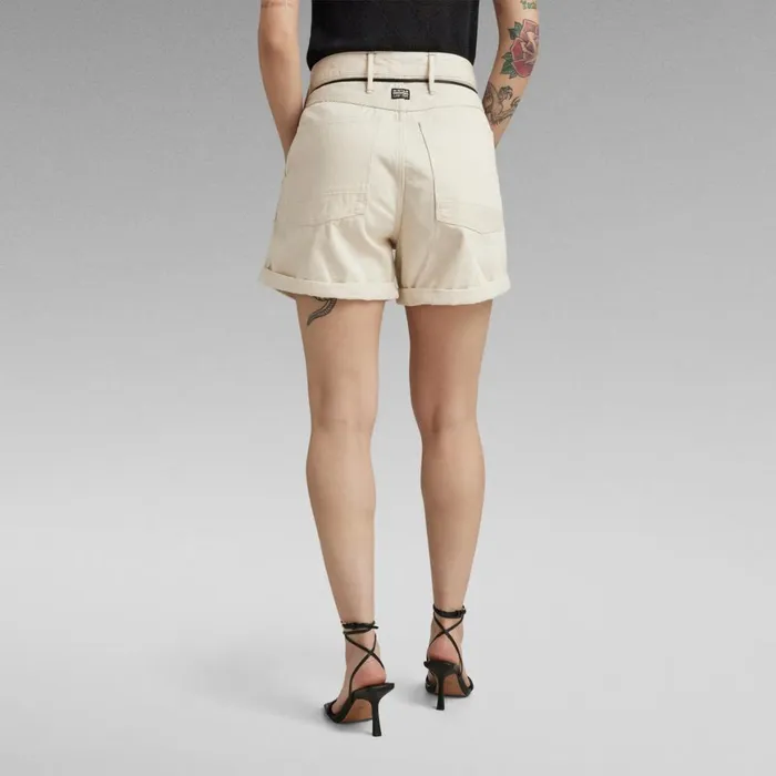 Shorts Women GStar RAW Lintell Shorts Ecru
