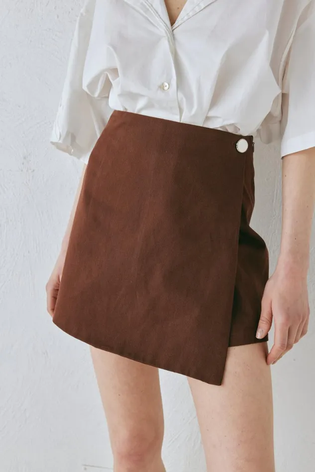 Shorts Women VRG GRL Cove Skort Chocolate Shorts Women VRG GRL Cove Skort Chocolate