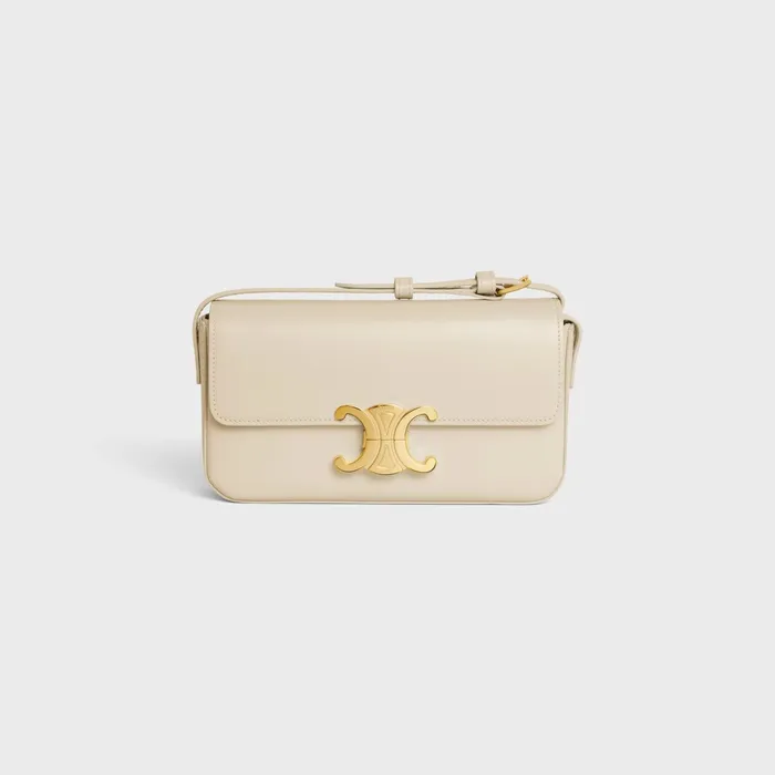 Shoulder Bag Claude In Shiny Calfskin Pampa Women CELINE CLAUDE