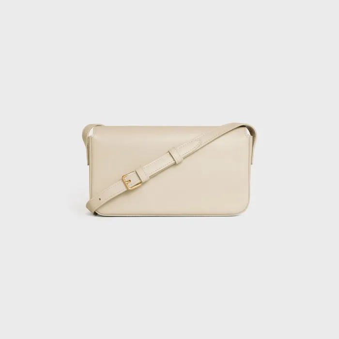 Shoulder Bag Claude In Shiny Calfskin Pampa Women CELINE CLAUDE Shoulder Bag Claude In Shiny Calfskin Pampa Women CELINE CLAUDE
