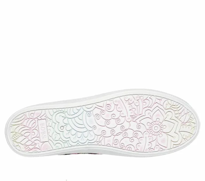 Skechers BOBS B Extra Cute 8211 Floral Night Black Multi Women Casual Sneakers Skechers BOBS B Extra Cute 8211 Floral Night Black Multi Women Casual Sneakers