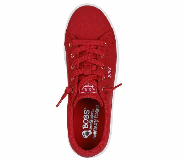 Skechers BOBS D039Vine Red Women Casual Sneakers