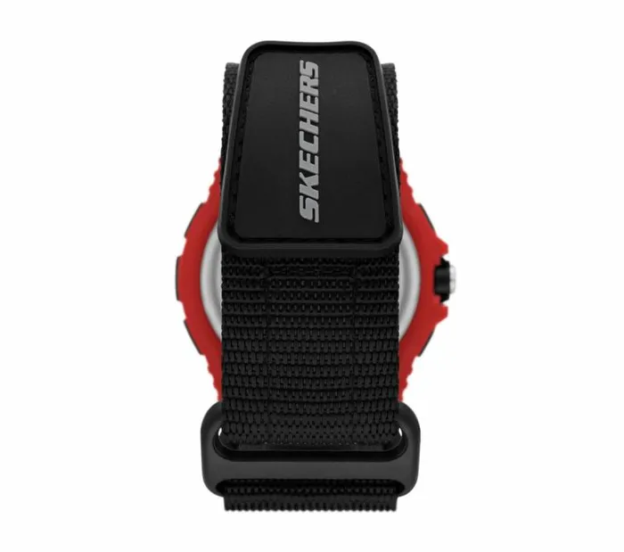 Skechers Downey Fast Wrap Watch Black Red WomenMen Watches Skechers Downey Fast Wrap Watch Black Red WomenMen Watches