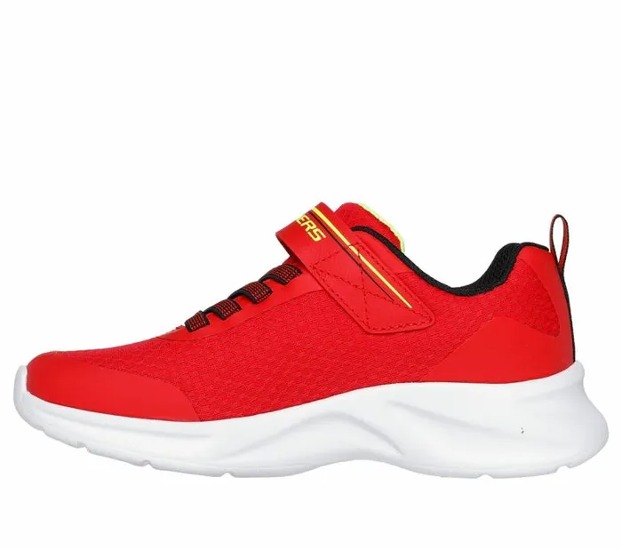 Skechers Dynamatic 8211 Swift Tread Red Black Kids Athletic Shoes and Sneakers Skechers Dynamatic 8211 Swift Tread Red Black Kids Athletic Shoes and Sneakers