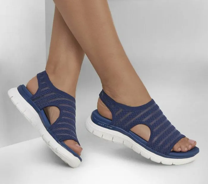 Skechers Flex Appeal 40 8211 Boldest Navy Women Sandals Skechers Flex Appeal 40 8211 Boldest Navy Women Sandals