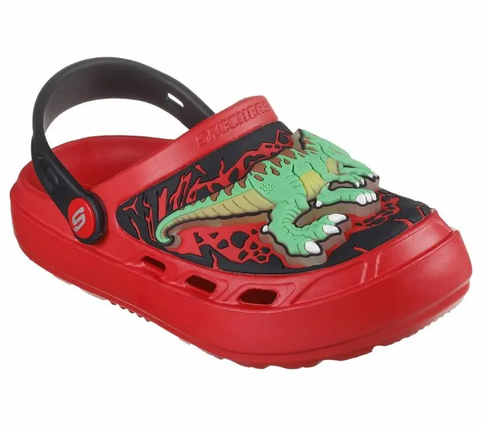 Skechers Foamies Swifters 8211 TRexBrights Red Kids Sandals Skechers Foamies Swifters 8211 TRexBrights Red Kids Sandals