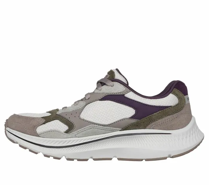 Skechers GO RUN Consistent 20 8211 Retro Stride Natural Purple Women Athletic Sneakers Skechers GO RUN Consistent 20 8211 Retro Stride Natural Purple Women Athletic Sneakers