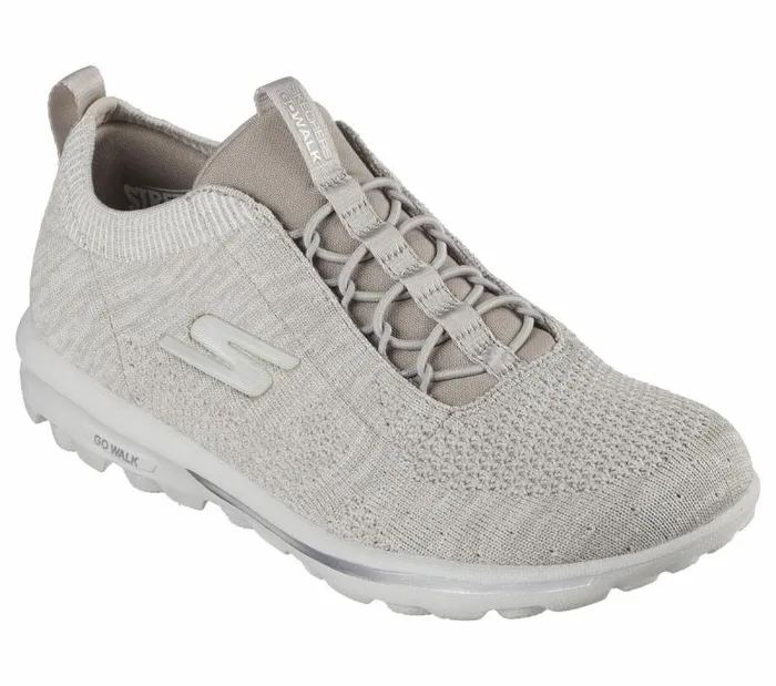Skechers GO WALK Travel 8211 Radiant Moon Taupe Women Casual Sneakers Skechers GO WALK Travel 8211 Radiant Moon Taupe Women Casual Sneakers