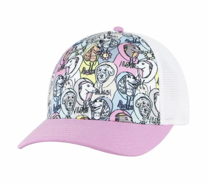 Skechers IN THE HOOD TRUCKER Blue Pink WomenMen Hats