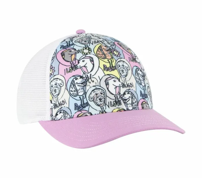 Skechers IN THE HOOD TRUCKER Blue Pink WomenMen Hats Skechers IN THE HOOD TRUCKER Blue Pink WomenMen Hats