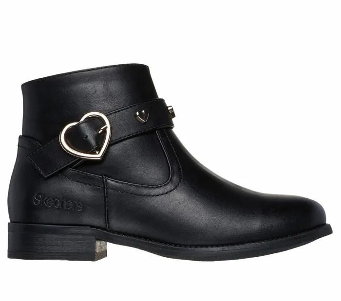 Skechers Mad Sass 8211 Miss Shorty Black Kids Boots