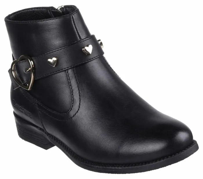 Skechers Mad Sass 8211 Miss Shorty Black Kids Boots Skechers Mad Sass 8211 Miss Shorty Black Kids Boots
