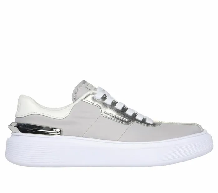 Skechers Mark Nason Record 20 8211 NYLA Silver Women Casual Sneakers