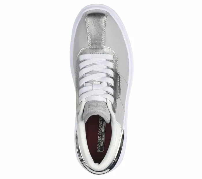 Skechers Mark Nason Record 20 8211 NYLA Silver Women Casual Sneakers