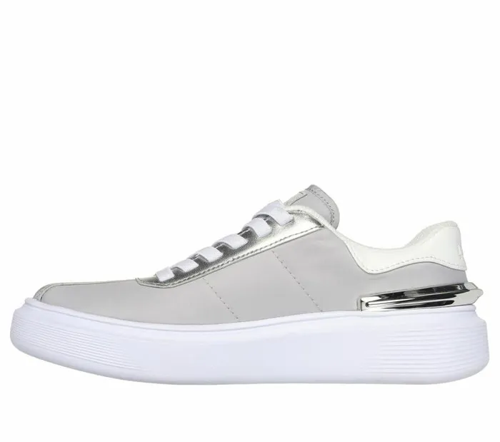 Skechers Mark Nason Record 20 8211 NYLA Silver Women Casual Sneakers