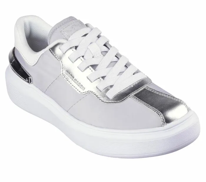 Skechers Mark Nason Record 20 8211 NYLA Silver Women Casual Sneakers