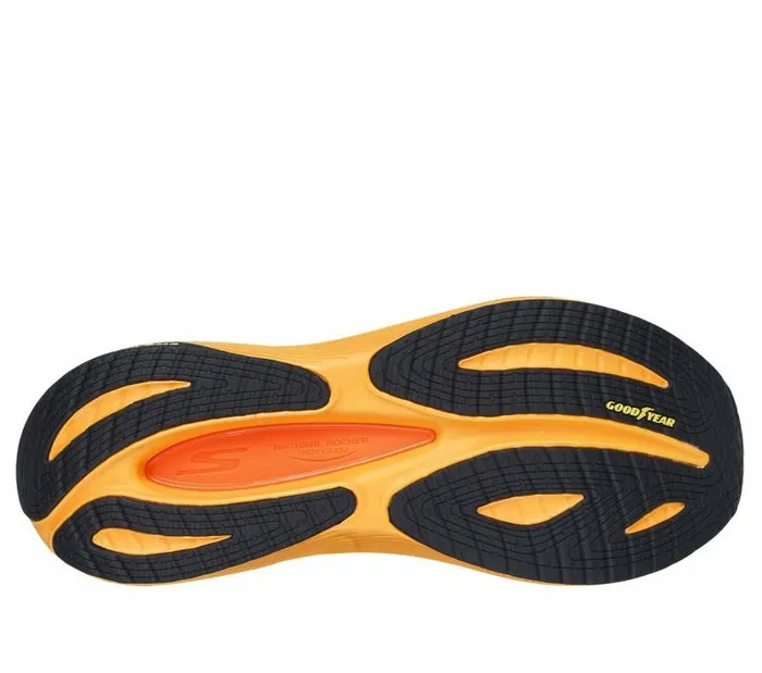 Skechers Max Cushioning Propulsion Navy Orange Men Lace Up Skechers Max Cushioning Propulsion Navy Orange Men Lace Up