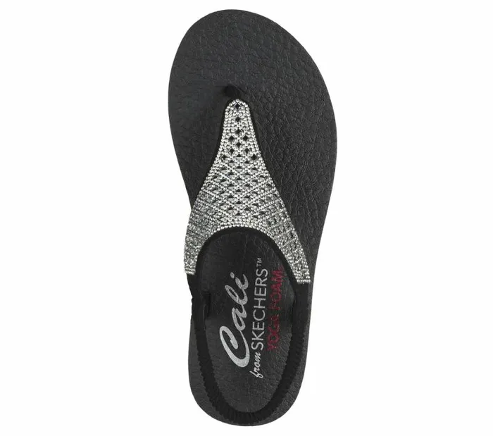 Skechers Meditation 8211 Rockstar Black Women Sandals Skechers Meditation 8211 Rockstar Black Women Sandals