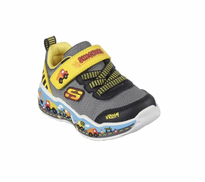 Skechers Play Scene Black Yellow Kids Athletic Shoes and Sneakers Skechers Play Scene Black Yellow Kids Athletic Shoes and Sneakers