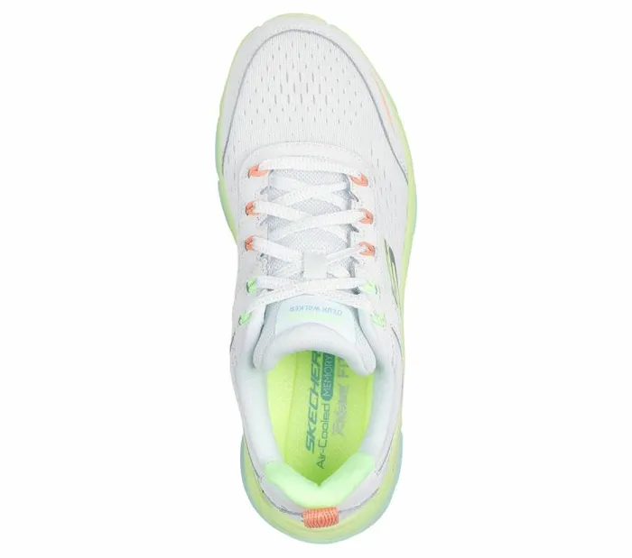 Skechers Relaxed Fit D039Lux Walker 20 8211 Neon Sites White Multi Women Athletic Sneakers Skechers Relaxed Fit D039Lux Walker 20 8211 Neon Sites White Multi Women Athletic Sneakers
