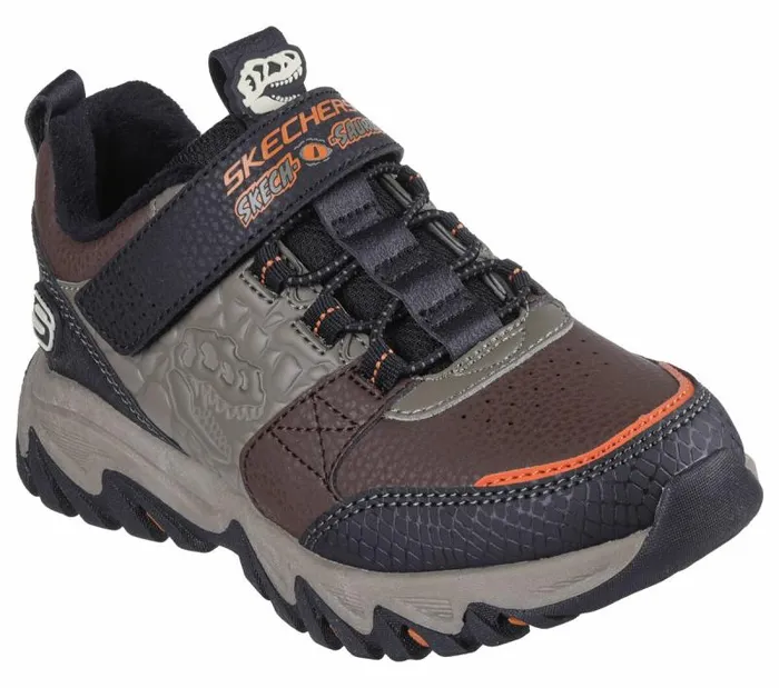 Skechers Rugged Ranger 8211 DinoRelix Brown Black Kids Athletic Shoes and Sneakers Skechers Rugged Ranger 8211 DinoRelix Brown Black Kids Athletic Shoes and Sneakers