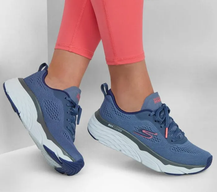 Skechers Skechers Max Cushioning Elite 8211 Destination Point Blue Pink Women Athletic Sneakers Skechers Skechers Max Cushioning Elite 8211 Destination Point Blue Pink Women Athletic Sneakers