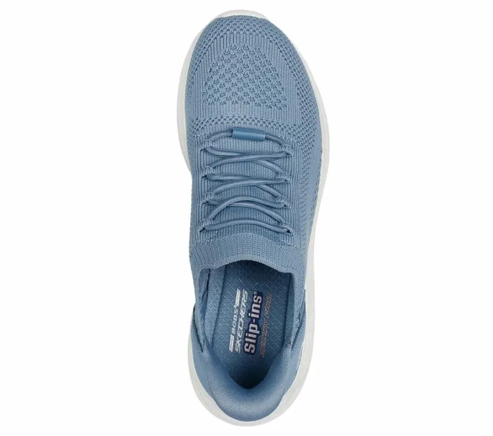 Skechers Skechers Slipins BOBS Sport Sparrow 20 8211 Lucky Run Slate Women Athletic Sneakers