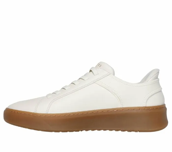 Skechers Skechers Slipins Court Break 8211 Double Vented White Natural Men Casual Sneakers