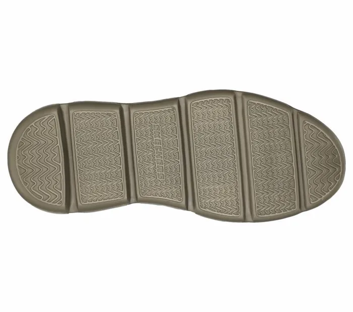 Skechers Skechers Slipins Garza 8211 Gervin Brown Men Dress Shoes