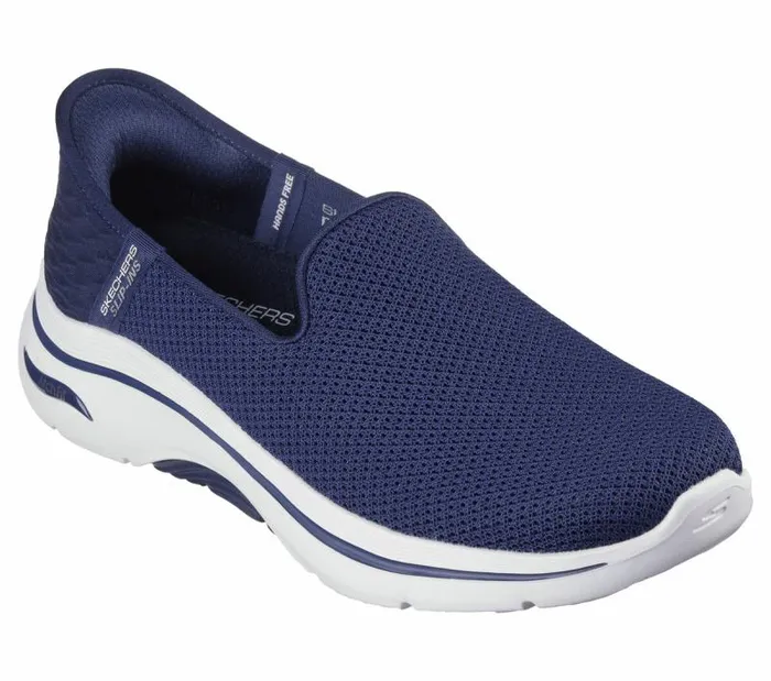 Skechers Skechers SlipIns GO WALK Arch Fit 20 8211 Delara Navy White Women Athletic Sneakers